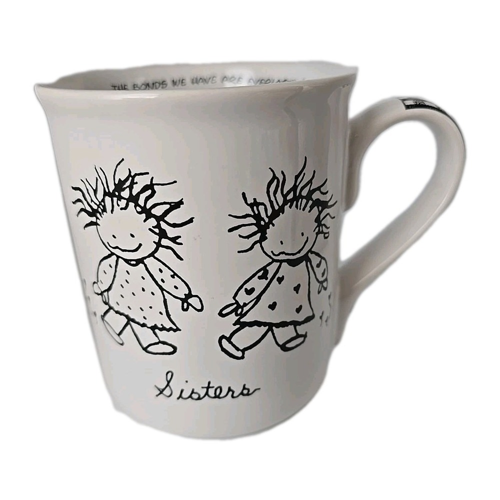 New Papel Giftware Sisters‎ Bond Children Inner Light Coffee Cocoa Tea Mug Cup